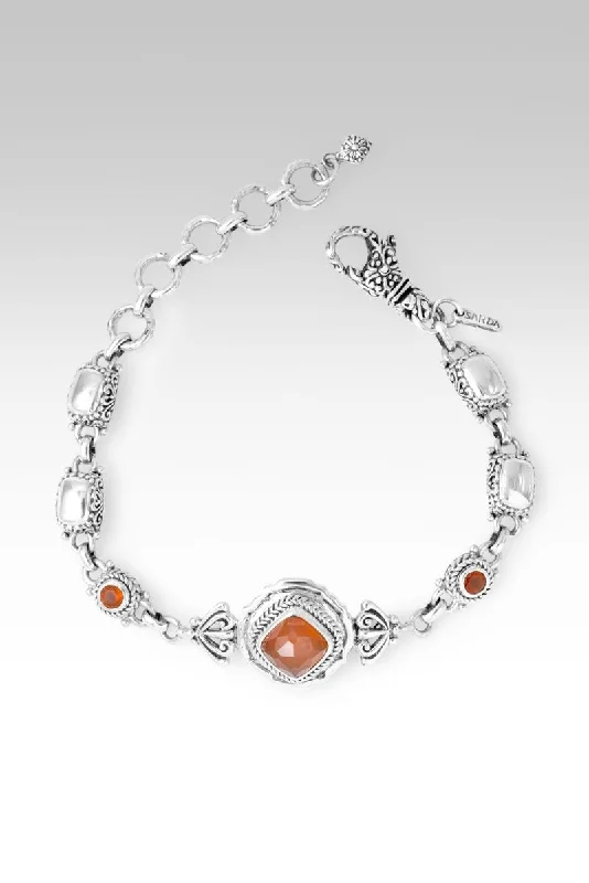 Pure crystal bangles-Spiritual Growth Bracelet™ in Carnelian