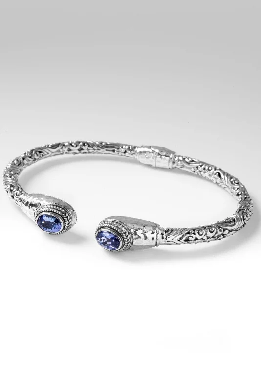 Tide pattern bangles-Heavenly Splendor Tip-to-Tip Bracelet™ in Tanzanite