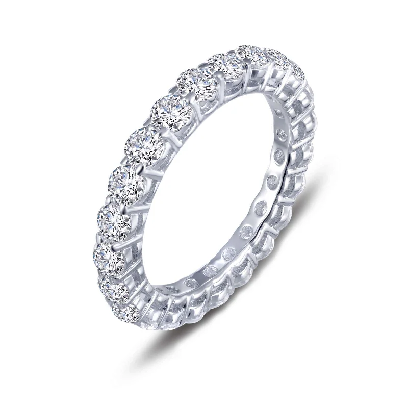 Multi-stone engagement rings-Lafonn Simulated Diamond 2.53ct Eternity Ring R0149CLP