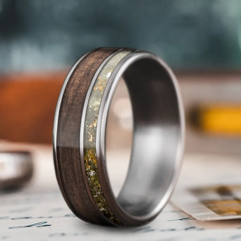 Custom Design - 2-Inlay Offset Ring 35OkRBInoQAF69BUSmbW1ZKt