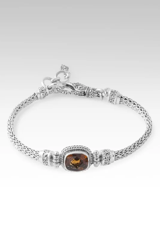 Tiny wing bangles-Gleeful Life Bracelet™ in Whiskey Quartz