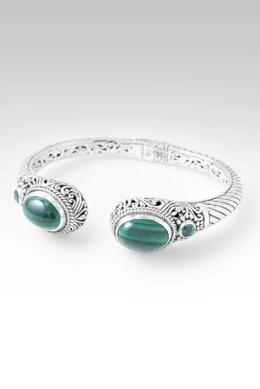 Faith charm bangles-Fullness of Joy Tip-to-Tip Bracelet™ in Malachite