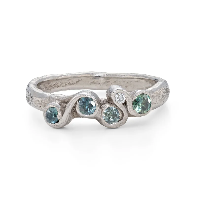 Vintage rose engagement rings-Ocean Stone Corallina Ring