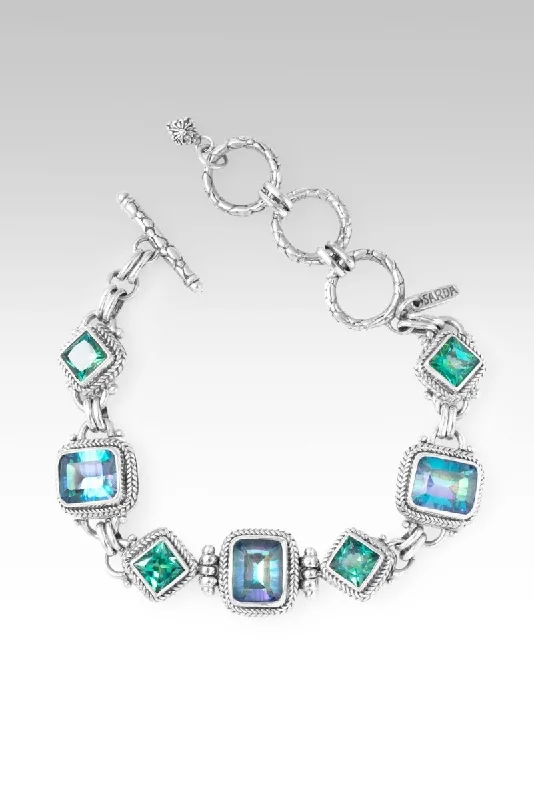 Hand-polished bangles-Glorious Day Bracelet™ in Dragon Wings™ Mystic Quartz