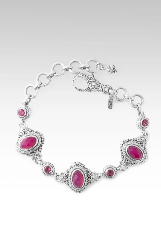 Topaz bead bangles-So Precious Bracelet™ in Red Currant Quartz