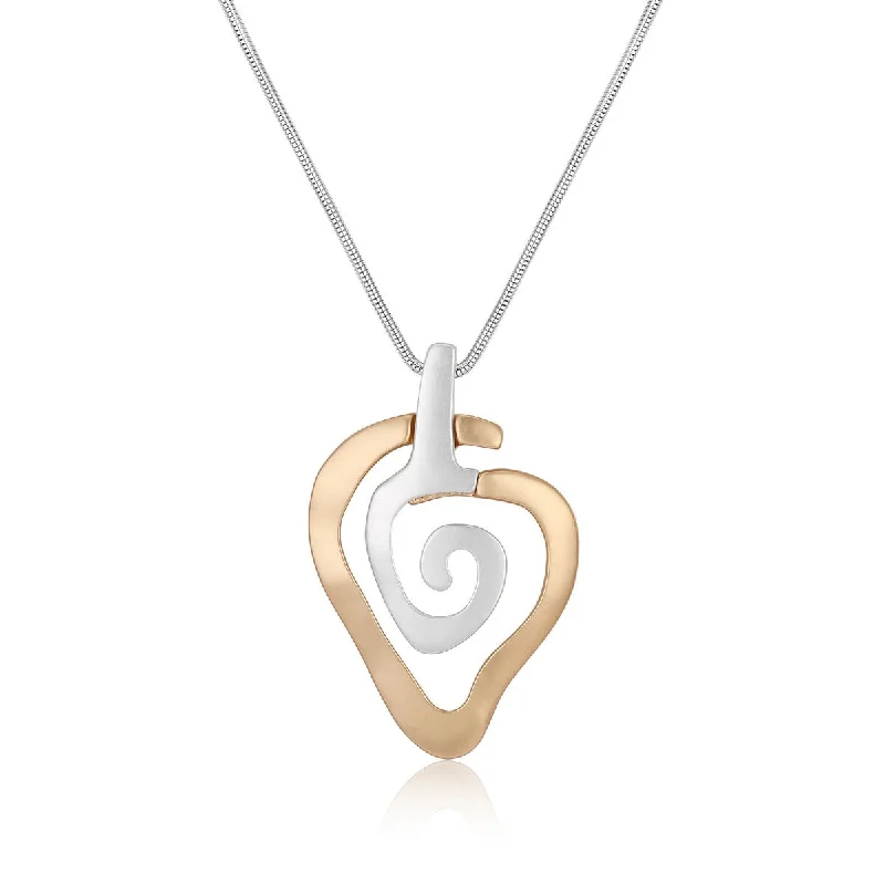 Elegant design necklaces-Victoria Townsend Gold Plated Large Spiral Pendant Necklace