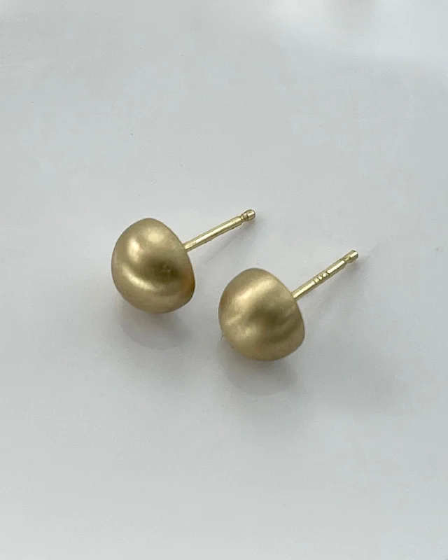 Mystic eye earrings-Carla Caruso Large 14K Bubble Studs