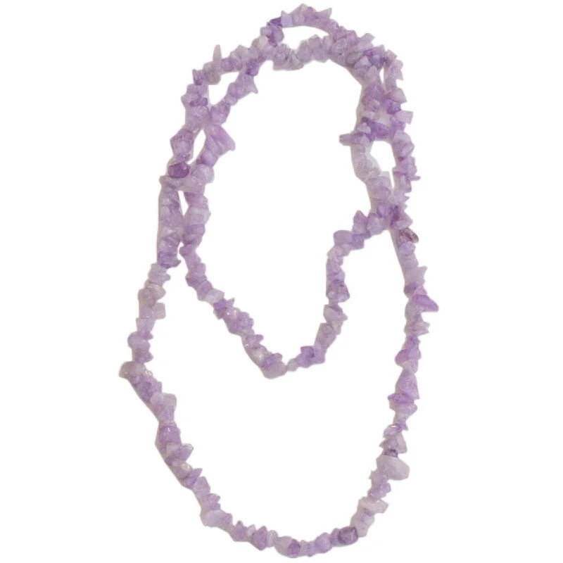 Trio birthstone necklaces-NOVICA Lilac and Lavender, Amethyst beaded necklace