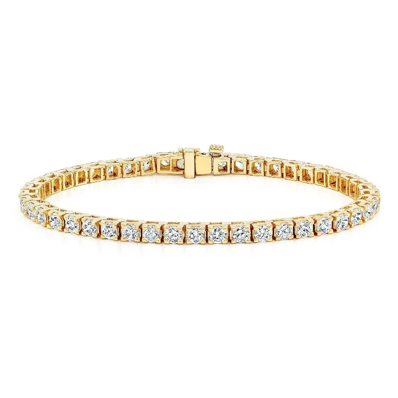 Light clay bangles-Auriya 1 3/4ctw Round Diamond Tennis Bracelet 14k Gold - 6-inch (J-K, I1-I2)