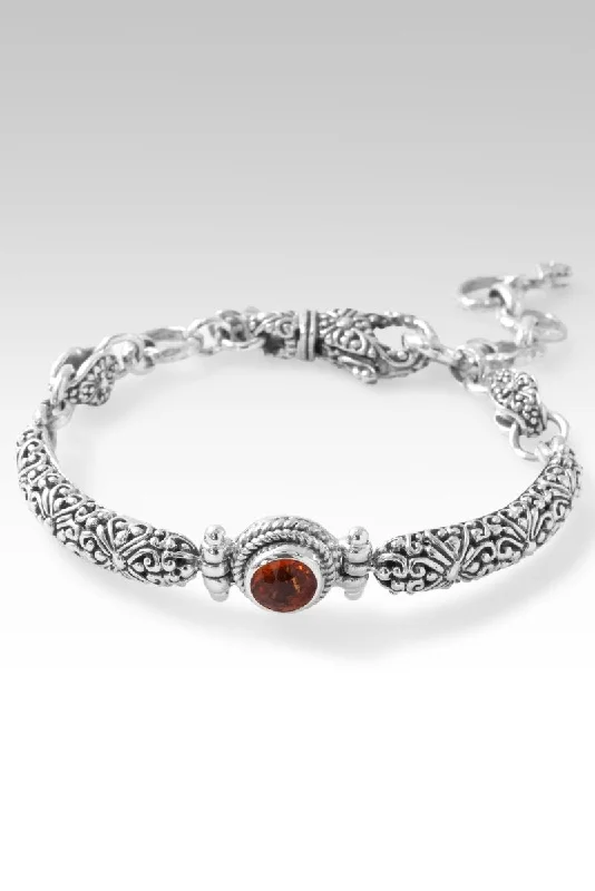 Swirl shape bangles-Wondrous Grace Bracelet™ in Madagascar Orange Sapphire