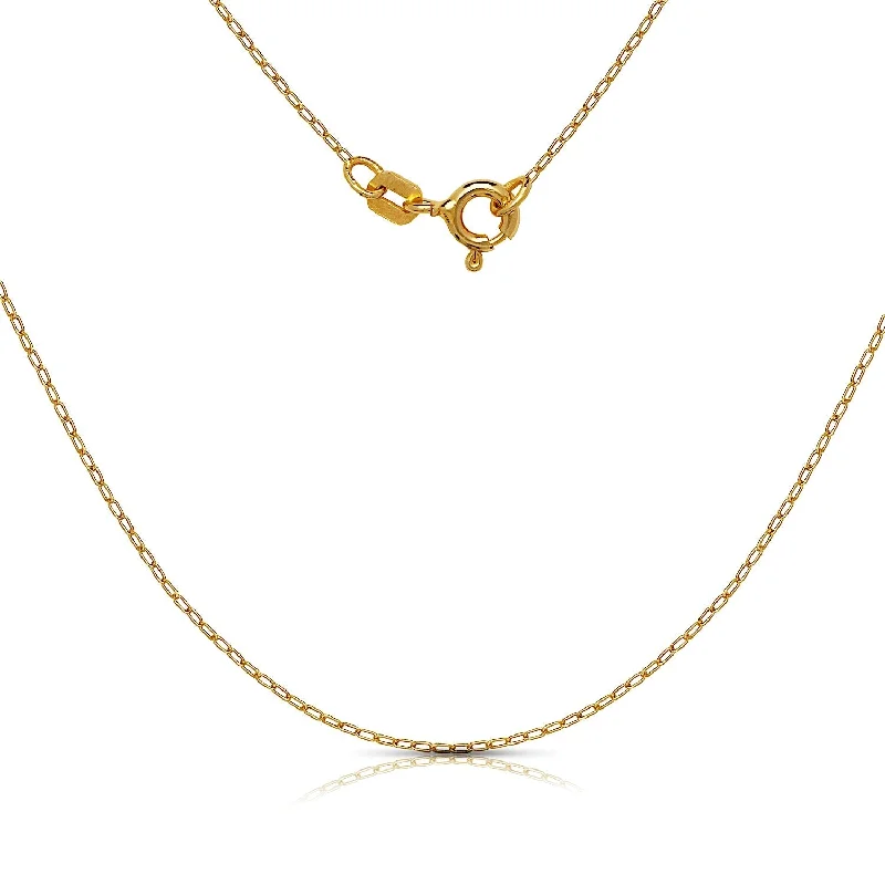 Woven tribal necklaces-Curata 14k Yellow Gold 18" 23x14mm Infinity Ribbon Cross Pendant Necklace Necklace