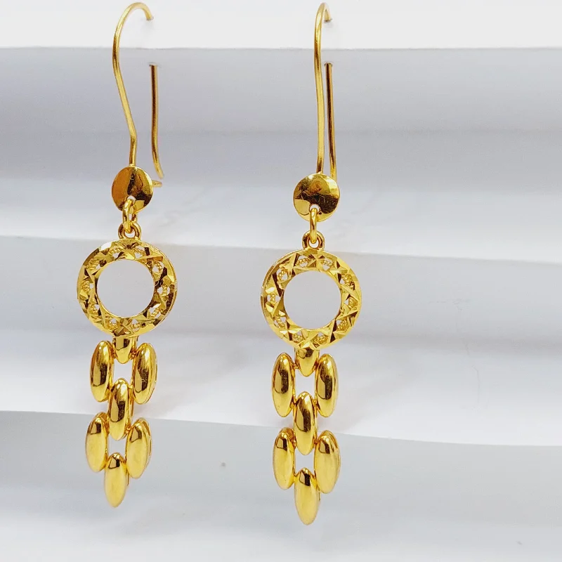 Vivid gem earrings-Deluxe Shankle Earrings