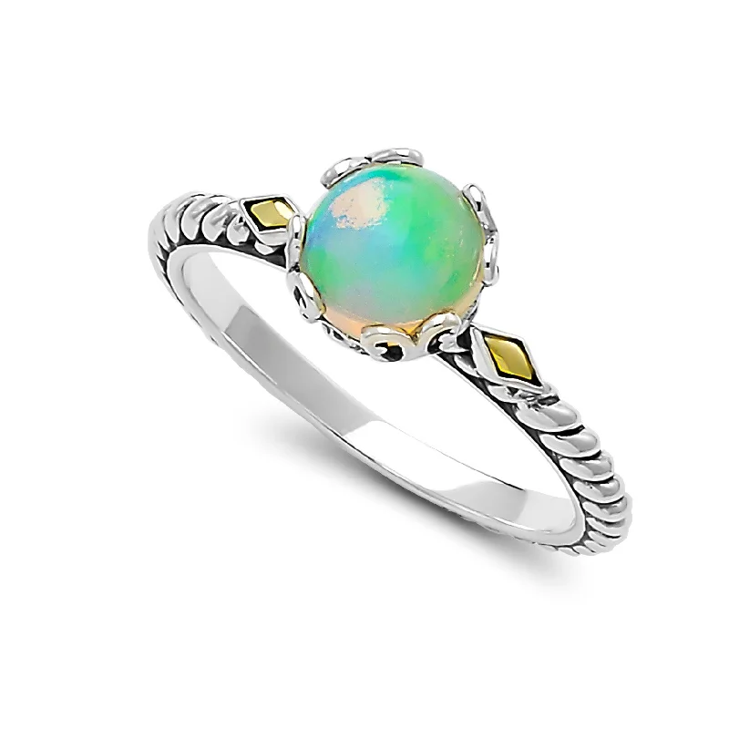 Spinel engagement rings-Samuel B. Opal Birthstone Glow Ring - October