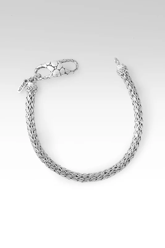 Crystal-twisted bangles-Snake Chain Bracelet™ in Watermark