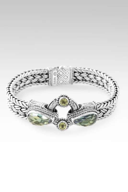 Gem strand bangles-Good Nature Bracelet™ in Chrome Chameleon™ Mystic Quartz