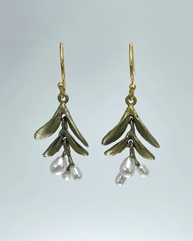 Fox wing earrings-Garden Vine Dainty Earrings