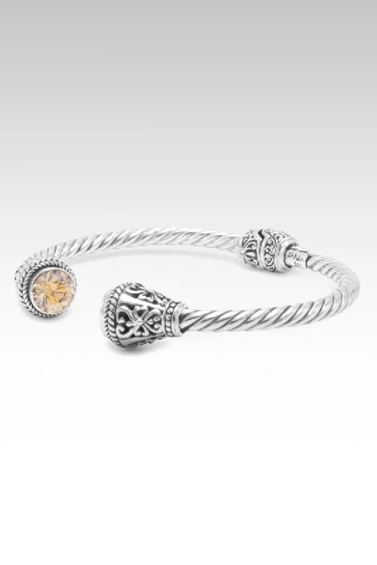 Radiant star bangles-Serenity Now Bracelet™ in Sunkissed Mystic Moissanite