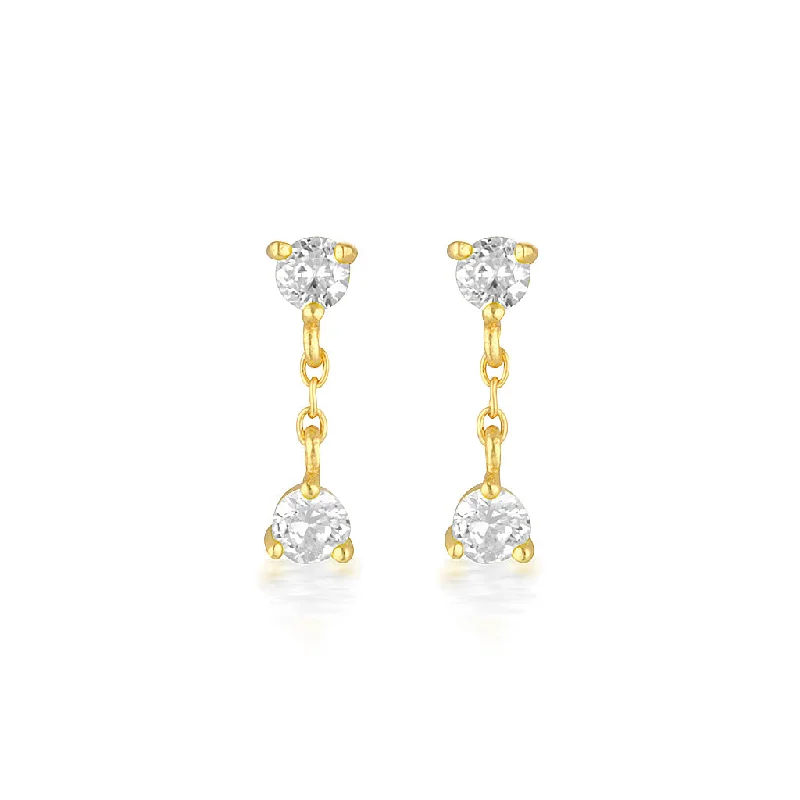 Square stud earrings-Presley Earrings