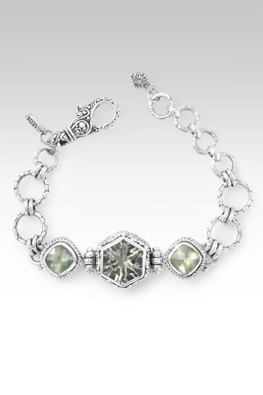 Pinch clasp bangles-Life in Abundance Bracelet™ in Prehnite