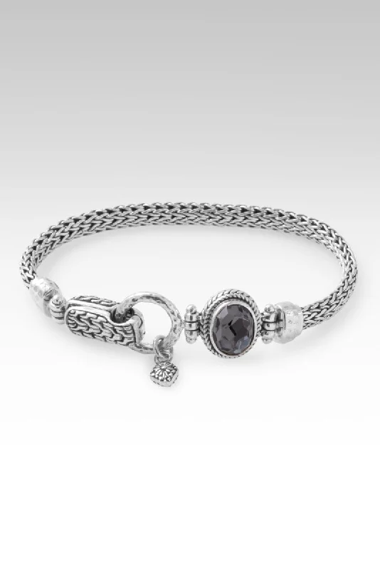 Gem strand bangles-Valor Bracelet™ in in Odyssey Black Knight™ Mystic Quartz