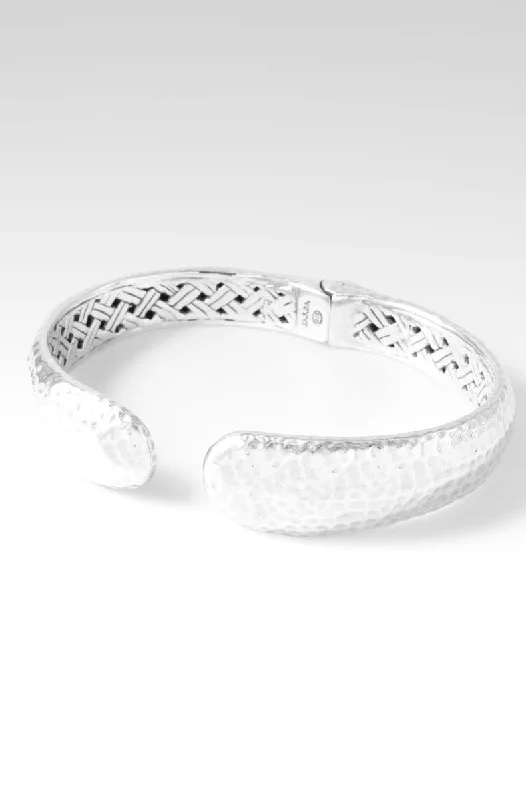 Loop charm bangles-Held Up in Grace Tip-to-Tip Bracelet™ in Hammered