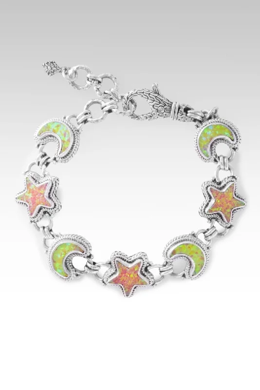 Heavy gem bangles-Shoot for the Stars Bracelet™ in Shooting Star Simulated Opal