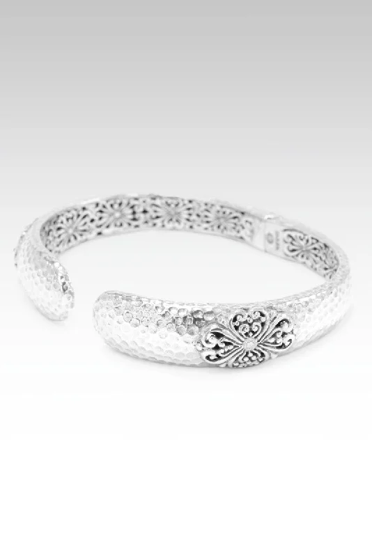 Silk wrap bangles-Held Up in Grace Tip-to-Tip Bracelet™ in Diamond