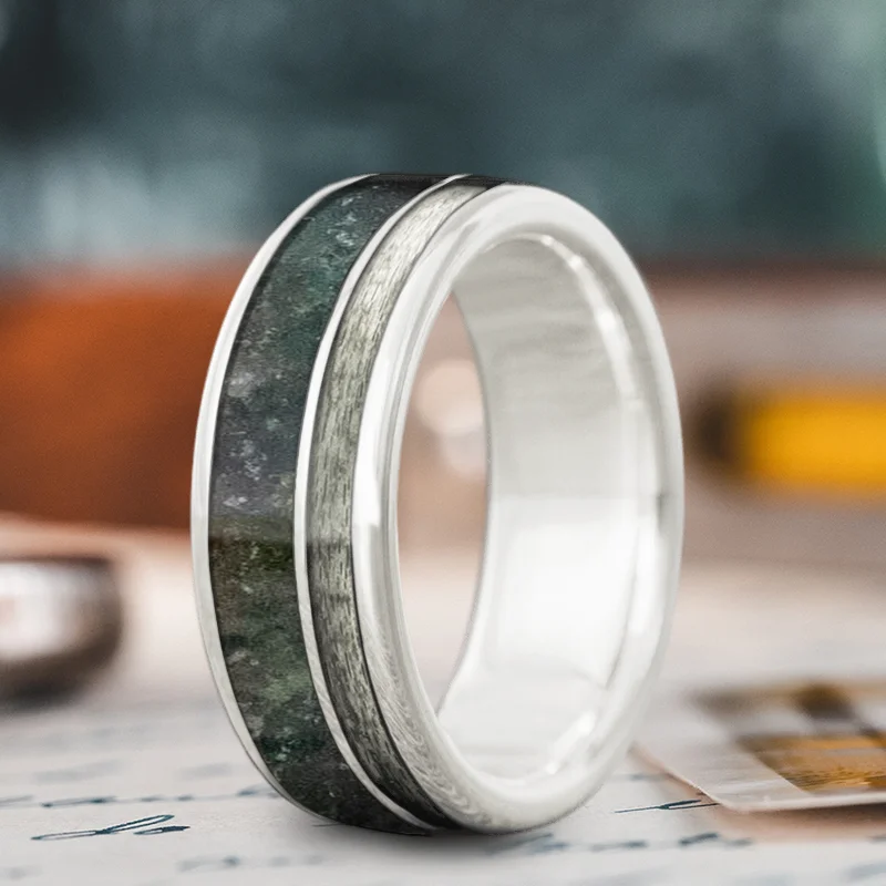 Custom Design - 2-Inlay Offset Ring 2xDLVrFBFPaFZPOqBQRDVCPe