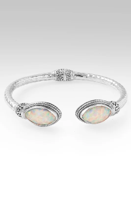 Gem strand bangles-🎁 Respond Rightly Tip-to-Tip Bracelet™ in Peaches & Cream Simulated Opal (100% off)