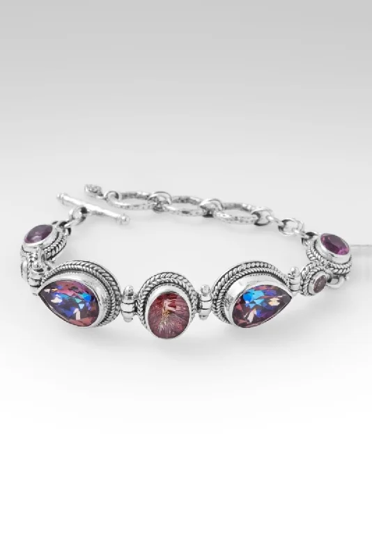 Silk wrap bangles-Peace in Storms Bracelet™ Zodiac Fun™ Mystic Quartz