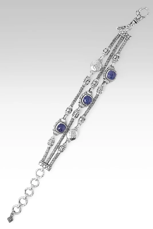 Tiny star bangles-Promises Bracelet II™ in Tanzanite