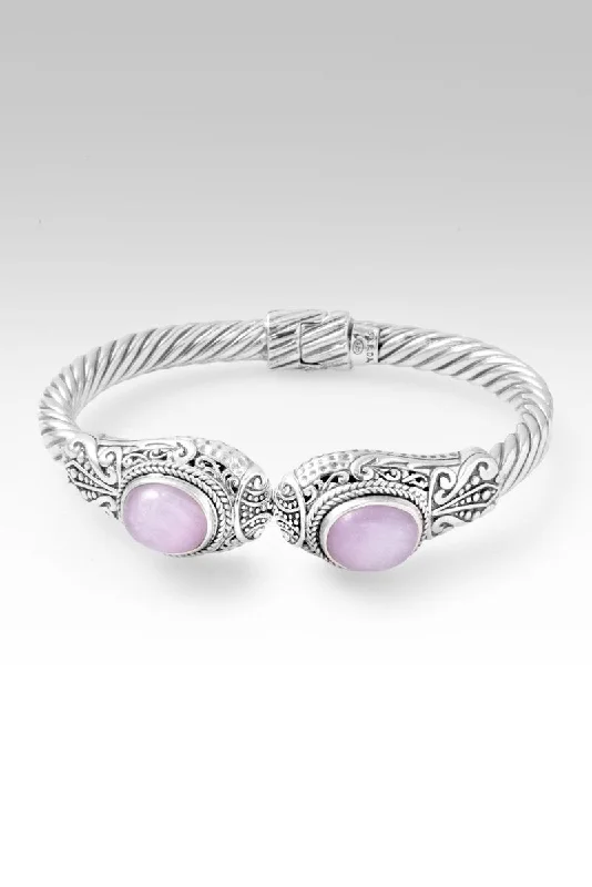 Cord edge bangles-Glory & Praise Tip-to-Tip Bracelet™ in Kunzite