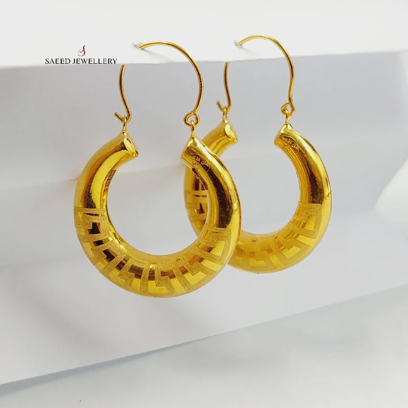 Rough texture earrings-Deluxe Hoop Earrings