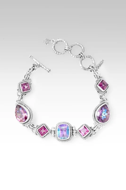 Curved art bangles-Wondrous Delight Bracelet™ in Zodiac Fun™ Mystic Quartz