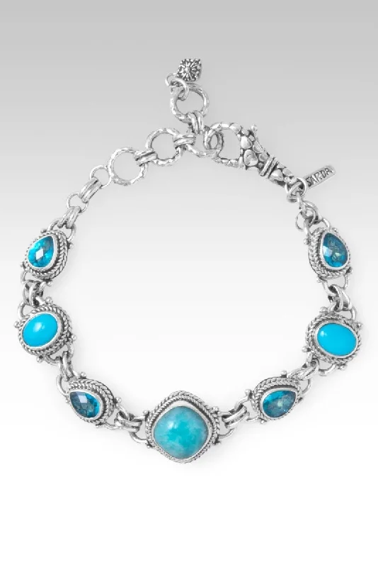 Surf bead bangles-My Cup Overflows Bracelet II™ in Amazonite