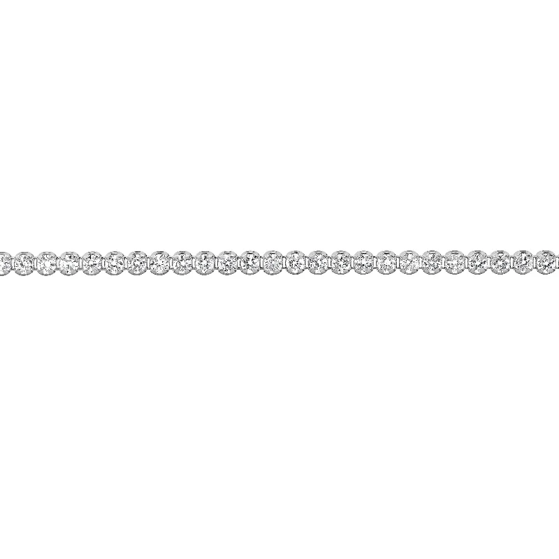 Cotton cord bangles-Auriya 14K Gold Adjustable Lab Grown Round Diamond Tennis Bracelet 4.00 ct. tw. (E-F VS)