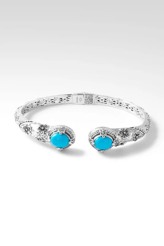 Full moon bangles-Garden Dreams Tip-to-Tip Bracelet™ in Sleeping Beauty Turquoise