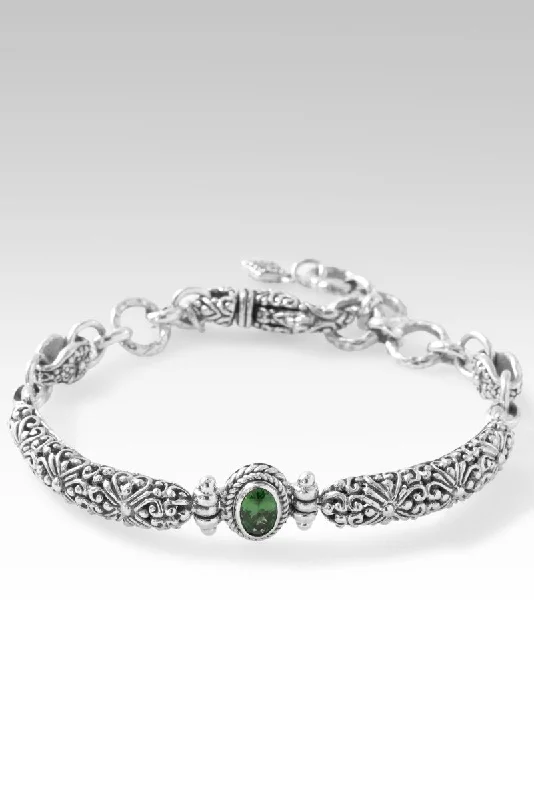 Light clay bangles-Wondrous Grace Bracelet™ in Tsavorite Garnet