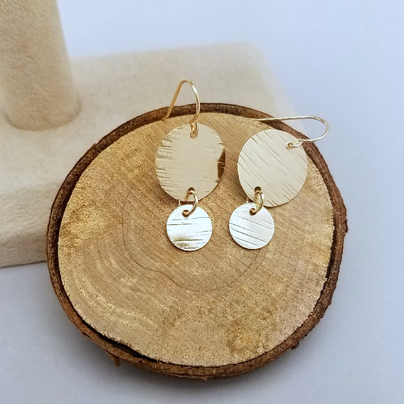 Tiny heart earrings-Cadi