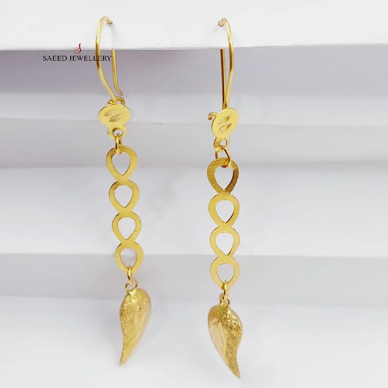 Bead braid earrings-Shankle Almond Earrings