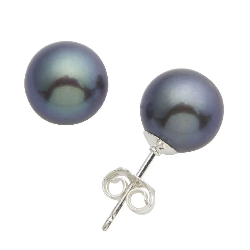 Tiered drop earrings-Freshwater Pearl Earrings